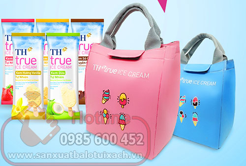 Sản xuất túi giữ nhiệt đựng kem TH
