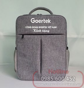 Sản xuất balo quà tặng công đoàn Goertek Vina