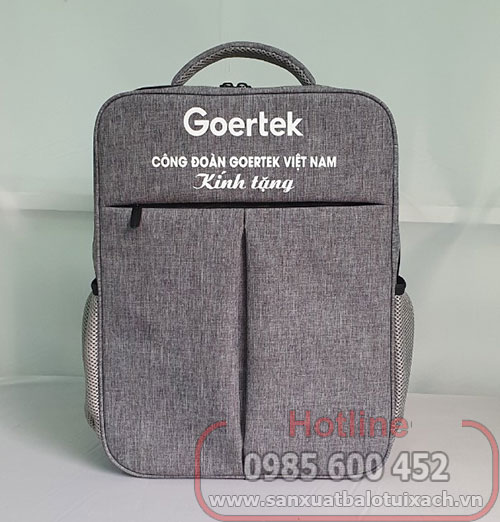 Sản xuất balo quà tặng công đoàn Goertek Vina